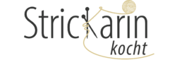 Schriftzug Strickarin kocht