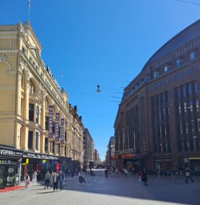 Begegnungszone in der Stadt