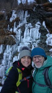 Eiszapfen am Weg von Karin und Günther