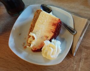 Cheesecake mit Marmeladetopping