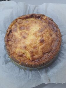 New York Cheesecake gebacken
