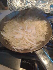 Kraut dünsten