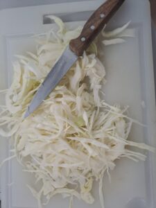 Kraut schneiden