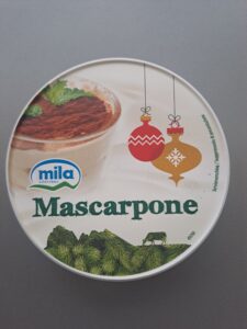 eine Packung Mascarpone