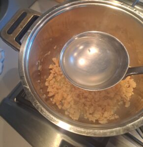 Nudelwasser zum Sugo