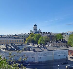 Sicht auf die Cathedral - Dom von Helsinki