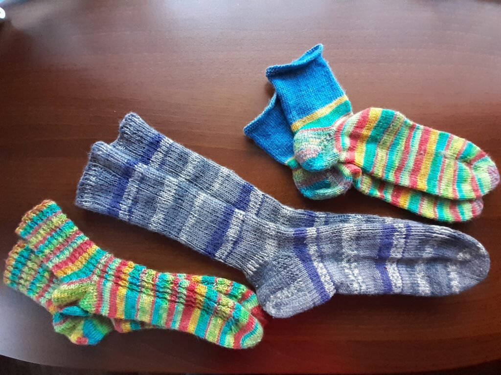 Socken bunt