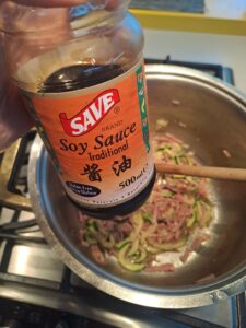 Sojasauce zum Sugo