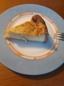New York Cheesecake angerichtet