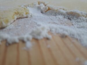 Teigdicke nach dem Ausrollen