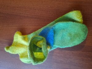 kurze Wandersocken mit "Lasche"