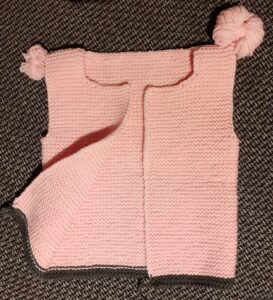 rosa Sarner in Arbeit, noch ohne Umrandung