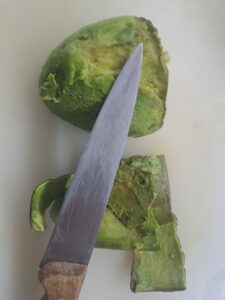 Avocado geschält