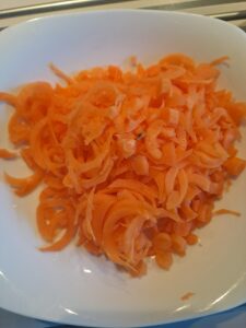 Karotten-Spaghetti