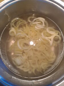 Kartoffelnudel kurz aufkochen