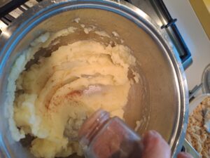 Muskat zum Kartoffelpüree