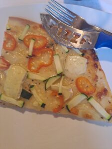 histaminarme Zucchini-Paprika-Pizza