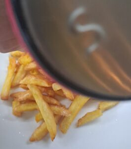 Pommes frites salzen