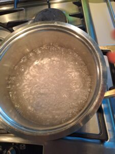 Salzwasser aufkochen