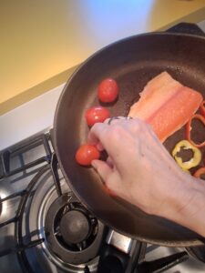 Tomaten wenden