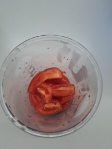 Tomaten geschnitten