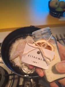 Fisch salzen