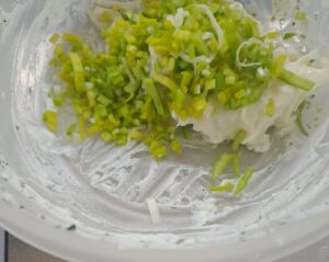 Frühlingszwiebel gehackt