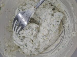 Fülle fertig vorbereitet
