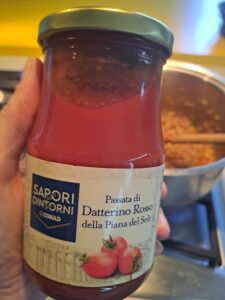 Tomatensauce zum Aufgießen