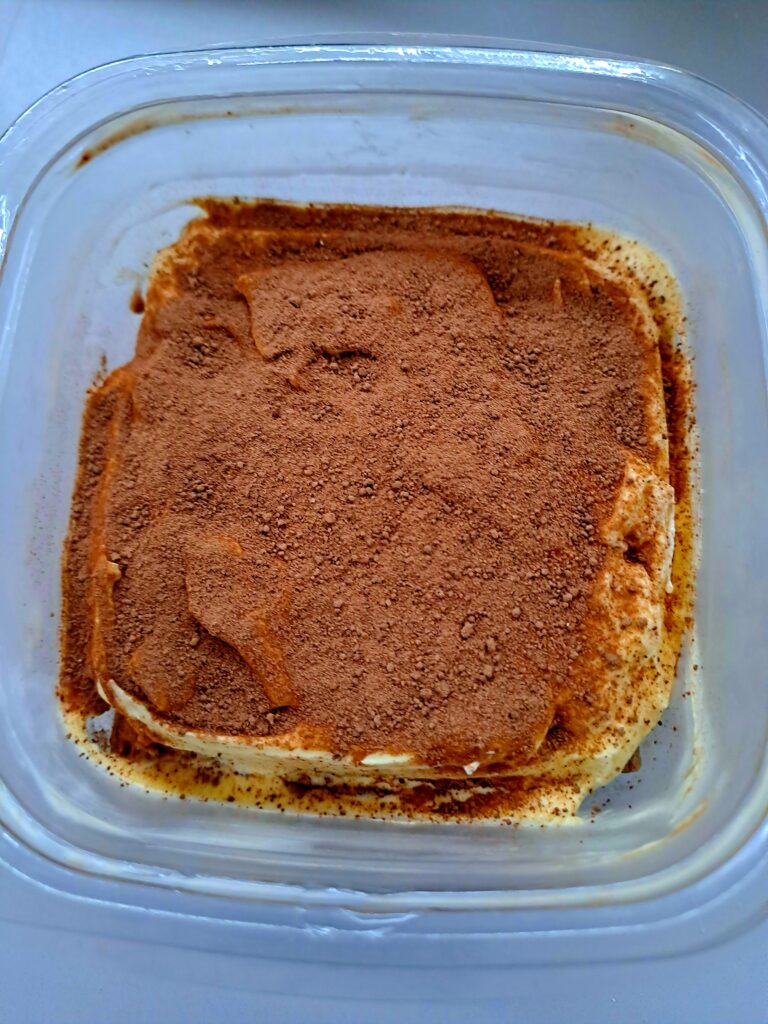 Kindertiramisù angerichtet