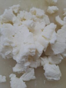 Mozzarella geschnitten