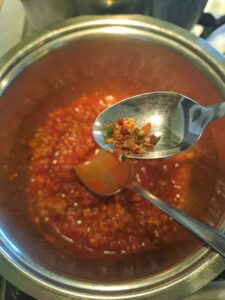 Peperoncino dazugeben