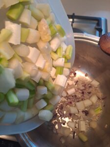 Spargel dazugeben