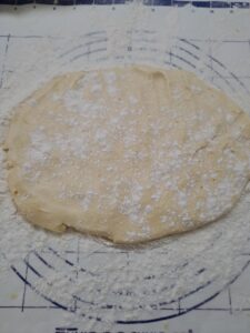 Teig ausrollen