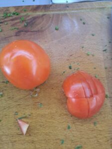 Tomaten schneiden