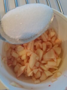 Zucker dazumischen