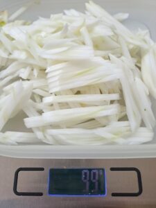 Fenchel geschnitten
