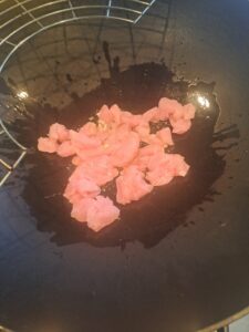 Truthahnfleisch anbraten