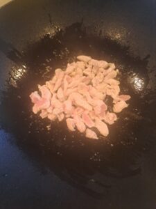 Truthahnfleisch beidseitig anbraten