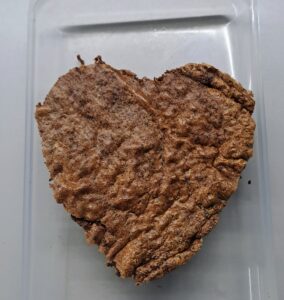 Herz ausgeschnitten