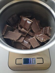 Kochschokolade in Stückchen