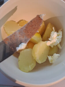 Butter dazugeben