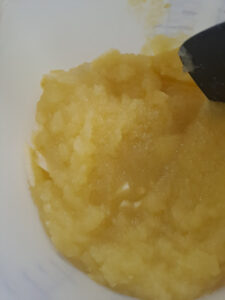 Apfelmus zu Apfelstückchen