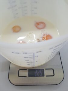 Eier zur Milch