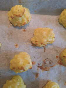 Herzoginkartoffel gebacken