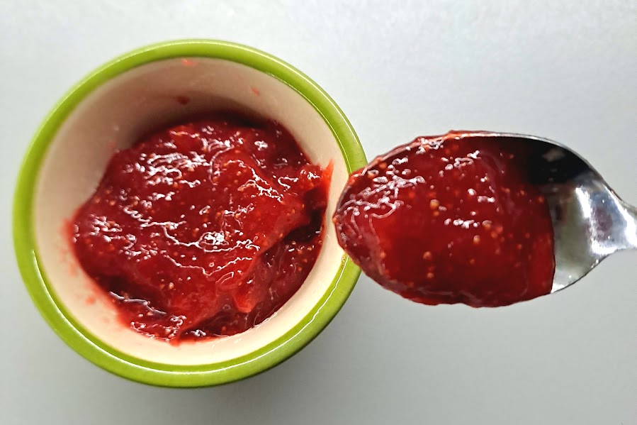 fertige Erdbeermarmelade