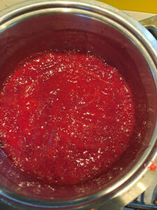 Himbeeren aufkochen
