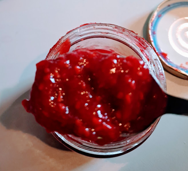 fertige Himbeermarmelade