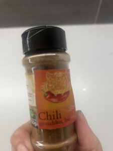 Chili für die Marinade
