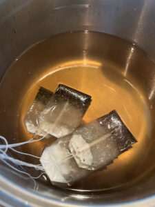 10 Teebeutel einlegen